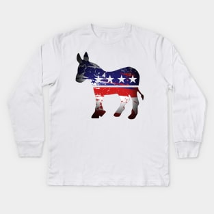 Democratic Donkey Kids Long Sleeve T-Shirt